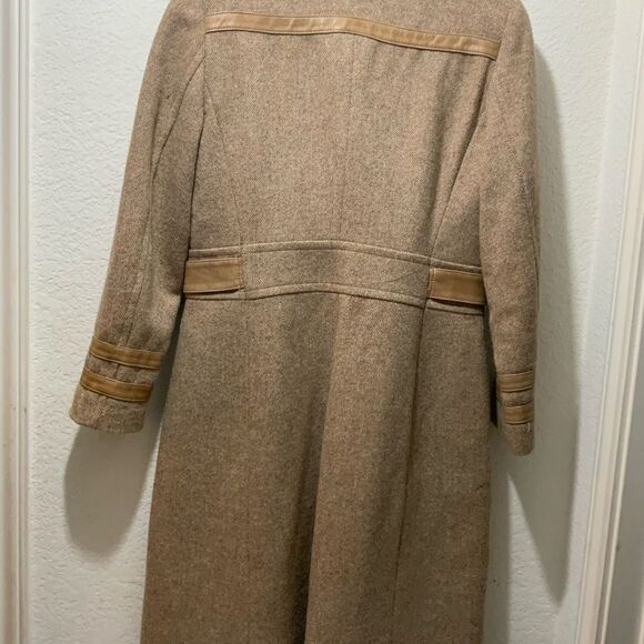 Vintage KORS Michael Kors Women’s Tweed Officers Jacket Wool Coat Size 4 - Picture 11 of 11